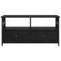 Gabinete de TV con cajón Roble Negro 90 x 33 x 45 cm en Muebles TV | Comprar online en Foro24