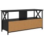 Gabinete de TV con cajón Roble Negro 90 x 33 x 45 cm en Muebles TV | Comprar online en Foro24