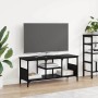Gabinete de TV Roble Negro 100 x 35 x 45 cm
