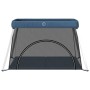 Playground for babies with navy blue linen fabric mattress by vidaXL, Baby Playpens - Ref: Foro24-10304, Price: 60,62 €, Disc...