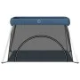 Playground for babies with navy blue linen fabric mattress by vidaXL, Baby Playpens - Ref: Foro24-10304, Price: 60,19 €, Disc...