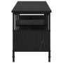 Gabinete de TV Roble Negro 100 x 35 x 45 cm