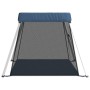 Playground for babies with navy blue linen fabric mattress by vidaXL, Baby Playpens - Ref: Foro24-10304, Price: 60,62 €, Disc...