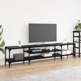 Gabinete de TV Roble Negro 201 x 35 x 45 cm en Muebles TV | Comprar online en Foro24