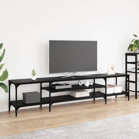 Gabinete de TV Roble Negro 201 x 35 x 45 cm