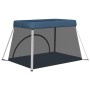 Playground for babies with navy blue linen fabric mattress by vidaXL, Baby Playpens - Ref: Foro24-10304, Price: 60,62 €, Disc...