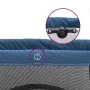 Playground for babies with navy blue linen fabric mattress by vidaXL, Baby Playpens - Ref: Foro24-10304, Price: 60,19 €, Disc...