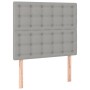Kopfteile 2 Einheiten aus hellgrauem Stoff 100x5x78/88 cm von vidaXL, Kopf- und Fußteile - Ref: Foro24-3116756, Preis: 63,53 ...