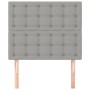 Kopfteile 2 Einheiten aus hellgrauem Stoff 100x5x78/88 cm von vidaXL, Kopf- und Fußteile - Ref: Foro24-3116756, Preis: 63,53 ...