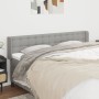 Kopfteil aus hellgrauem Stoff, 203 x 16 x 78/88 cm von vidaXL, Kopf- und Fußteile - Ref: Foro24-3119224, Preis: 72,47 €, Raba...