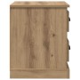Armario de Noche 2 pcs Roble artisan 39 x 39 x 47.5 cm