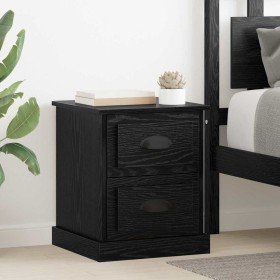 Armario de Noche con cajón 2 pcs Roble negro 39 x 39 x 47.5 cm en Mesitas de noche | Comprar online en Foro24