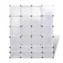 Modularer Kleiderschrank mit 18 Fächern weiß 37x146x180,5 cm von vidaXL, Kleiderschränke - Ref: Foro24-240502, Preis: 112,63 ...