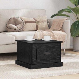 Mesa de Café Roble Negro 50 x 50 x 35 cm Madera de ingeniería en Mesas de centro | Comprar online en Foro24