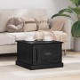 Mesa de Café Roble negro 50 x 50 x 35 cm Madera contrachapada