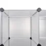 Modularer Kleiderschrank mit 18 Fächern weiß 37x146x180,5 cm von vidaXL, Kleiderschränke - Ref: Foro24-240502, Preis: 112,63 ...