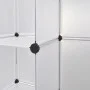 Armario modular con 18 compartimentos blanco 37x146x180,5 cm de vidaXL, Armarios roperos - Ref: Foro24-240502, Precio: 112,63...