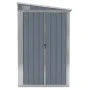 Garden shed with galvanized steel wall in gray, 118x382x178 cm. by vidaXL, Sheds - Ref: Foro24-316230, Price: 282,35 €, Disco...