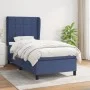 Box spring bed with blue fabric mattress 90x190 cm by vidaXL, Beds and slatted bases - Ref: Foro24-3127931, Price: 342,62 €, ...