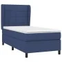 Box spring bed with blue fabric mattress 90x190 cm by vidaXL, Beds and slatted bases - Ref: Foro24-3127931, Price: 342,62 €, ...