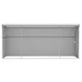 Garden shed with galvanized steel wall in gray, 118x382x178 cm. by vidaXL, Sheds - Ref: Foro24-316230, Price: 282,35 €, Disco...