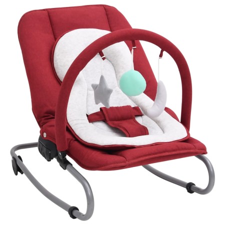 Baby-Schaukelhängematte aus rotem Stahl von vidaXL, Schaukelstühle und Babystühle - Ref: Foro24-10257, Preis: 96,11 €, Rabatt: %