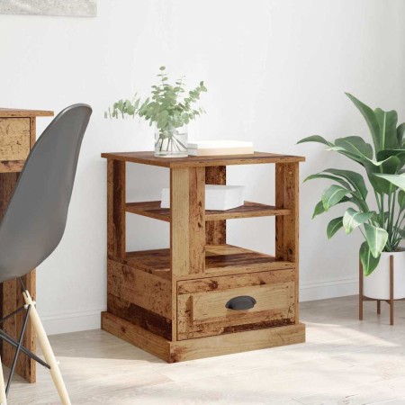 Armario de Noche con cajón Madera vieja 50 x 50 x 60 cm