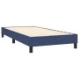 Box spring bed with mattress and LED blue fabric 90x190 cm by vidaXL, Beds and slatted bases - Ref: Foro24-3132963, Price: 31...