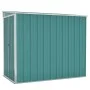 Cobertizo de jardín pared acero galvanizado verde 118x194x178cm de vidaXL, Cobertizos - Ref: Foro24-316221, Precio: 174,24 €,...