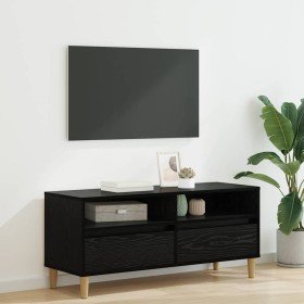 Gabinete de TV con cajón Roble Negro 100 x 34,5 x 44,5 cm en Muebles TV | Comprar online en Foro24