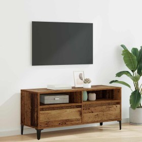 Gabinete de TV con cajón Madera Vieja 100 x 34,5 x 44,5 cm en Muebles TV | Comprar online en Foro24