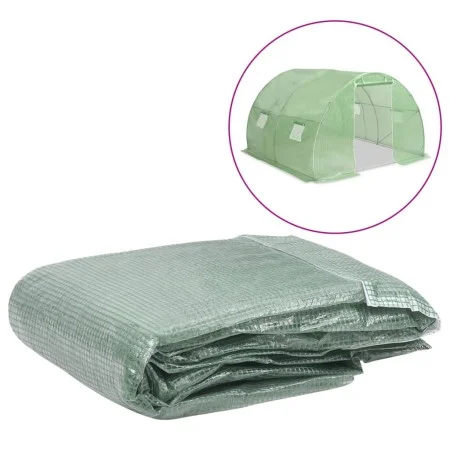 Green greenhouse replacement cover (9 m²) 300x300x200 cm by vidaXL, Gardening - Ref: Foro24-316429, Price: 92,41 €, Discount: %