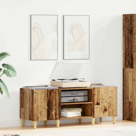 Mueble para discos de vinilo Madera Vieja 121 x 38 x 48 cm