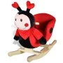 Schaukelnder Marienkäfer von vidaXL, Schaukelstühle und Babystühle - Ref: Foro24-80071, Preis: 96,78 €, Rabatt: %