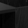Mueble para discos de vinilo Roble Negro 121 x 38 x 48 cm