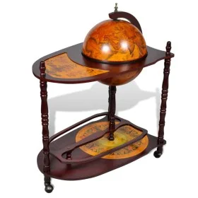 Eucalyptus wood ball of the world standing bar cabinet by vidaXL, Wine and liquor cabinets - Ref: Foro24-240699, Price: 185,4...