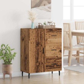 Vitrina con cajón Madera Vieja 69,5 x 34 x 90 cm en Aparadores | Comprar online en Foro24