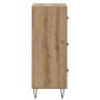 Vitrina Roble artisan 34 x 34.5 x 90 cm Madera contrachapada