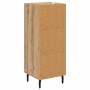 Vitrina Roble artisan 34 x 34.5 x 90 cm Madera contrachapada