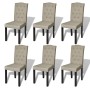 Esszimmerstühle 6 Einheiten aus Kamelstoff von vidaXL, Essstühle - Ref: Foro24-160790, Preis: 404,91 €, Rabatt: %