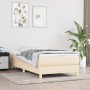 Cama box spring con colchón tela color crema 90x200 cm de vidaXL, Camas y somieres - Ref: Foro24-3144148, Precio: 245,99 €, D...