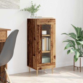 Vitrina Madera vieja 34 x 34.5 x 90 cm Madera contrachapada en Aparadores | Comprar online en Foro24