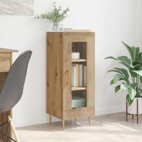 Vitrina Roble artisan 34 x 34.5 x 90 cm Madera contrachapada