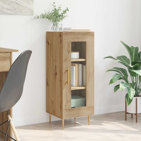 Vitrina Roble artisan 34 x 34.5 x 90 cm Madera contrachapada