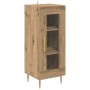 Vitrina Roble artisan 34 x 34.5 x 90 cm Madera contrachapada