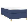 Box spring bed with blue fabric mattress 90x190 cm by vidaXL, Beds and slatted bases - Ref: Foro24-3144488, Price: 272,03 €, ...