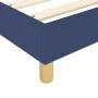 Box spring bed with blue fabric mattress 90x190 cm by vidaXL, Beds and slatted bases - Ref: Foro24-3144488, Price: 272,03 €, ...