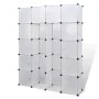 Modular wardrobe with 14 compartments white 37x146x180.5 cm by vidaXL, Wardrobes - Ref: Foro24-240500, Price: 89,50 €, Discou...