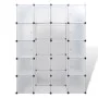 Modular wardrobe with 14 compartments white 37x146x180.5 cm by vidaXL, Wardrobes - Ref: Foro24-240500, Price: 89,50 €, Discou...