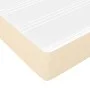 Box spring bed with cream fabric mattress 90x200 cm by vidaXL, Beds and slatted bases - Ref: Foro24-3144495, Price: 259,50 €,...